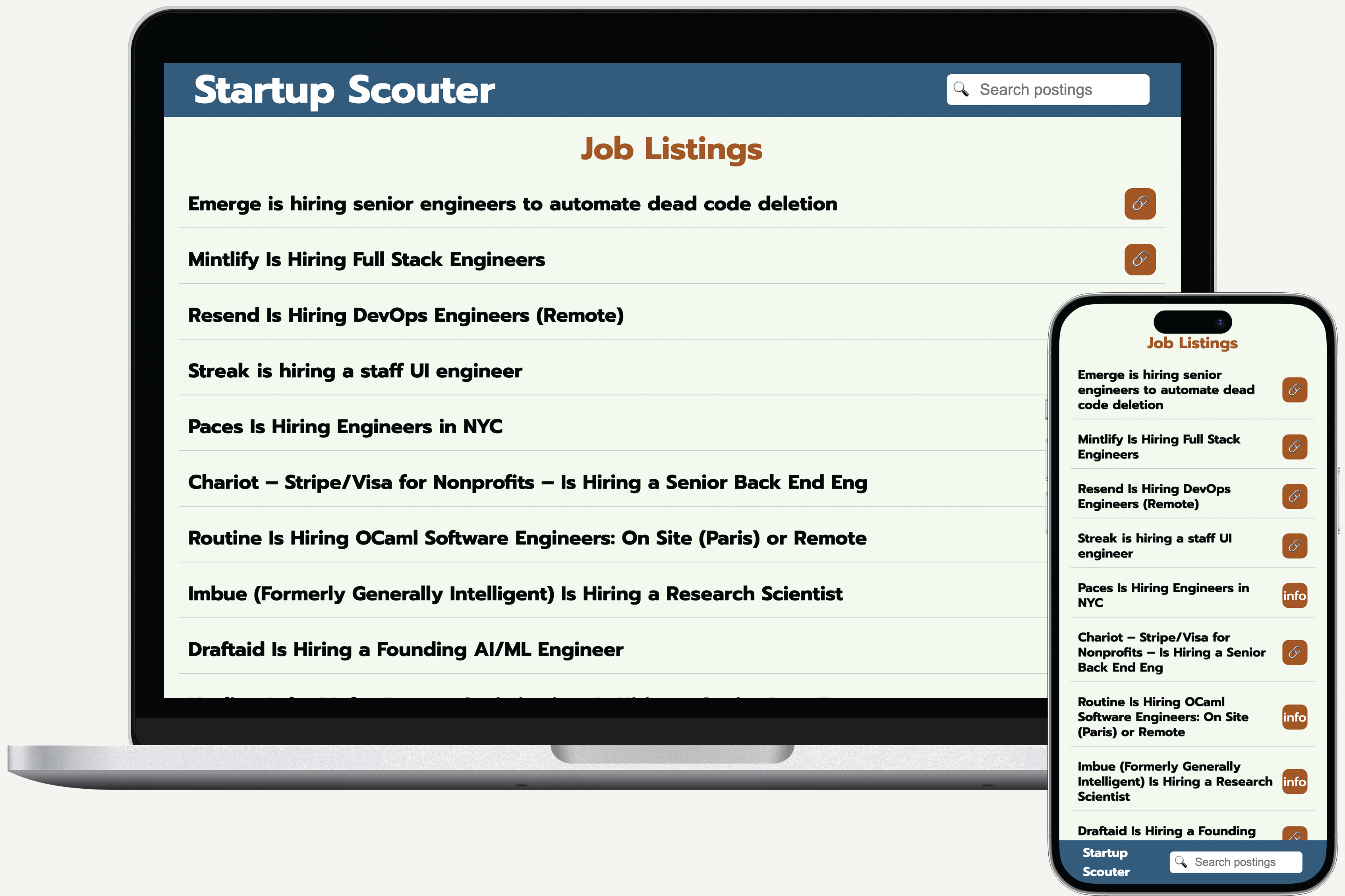 Project image for Startup Scouter